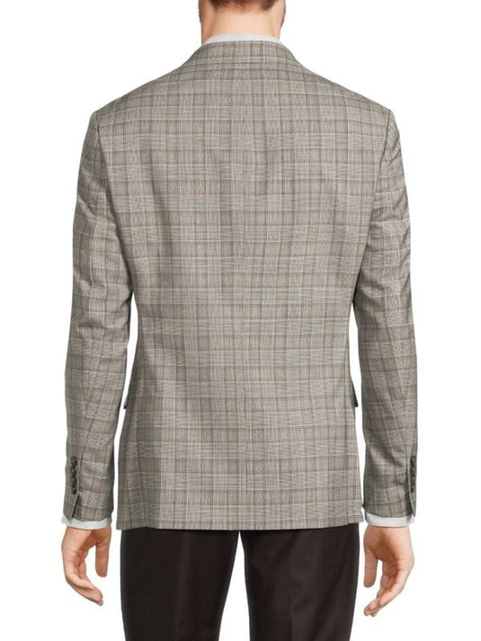 Translation missing: en.Tallia Verdello Men's Slim-Fit Wool Blend Suit Separate Jacket Cream/Brown-40R