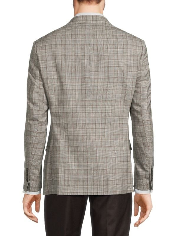 Translation missing: en.Tallia Verdello Men's Slim-Fit Wool Blend Suit Separate Jacket Cream/Brown-40R