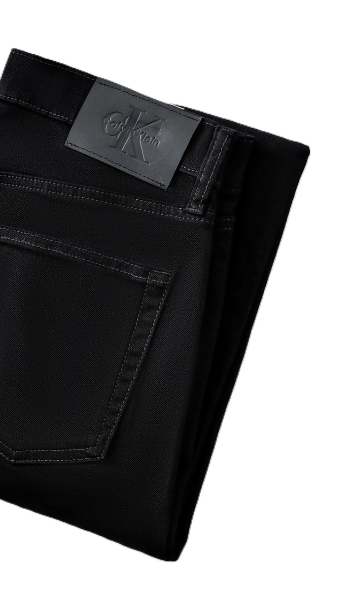 Translation missing: en.Calvin Klein Men's Standard Straight-Fit Stretch Jeans  Forever Black- 36x32