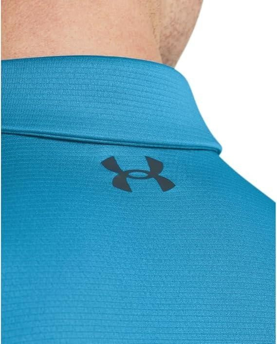 Translation missing: en.Under Armour Men's Tech Golf Polo, 421 Capri Pitch Gray, Size Small Loose Fit