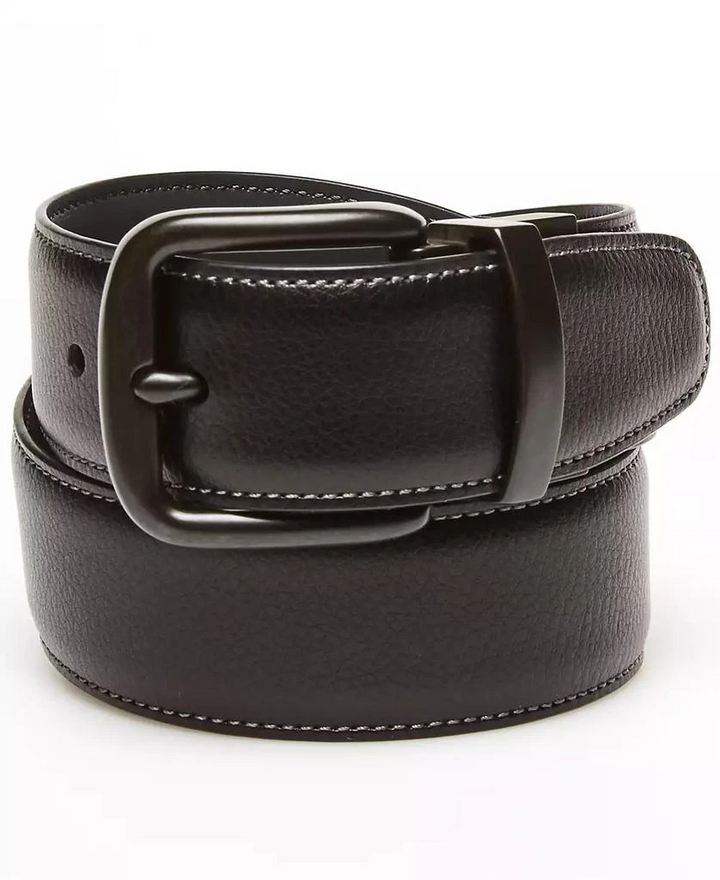 Translation missing: en.Original Penguin Men's Grey Day Logo Reversible Belt - Black-32