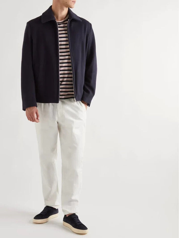 Translation missing: en.Barena Men's Capospalla Gafaro Laner Woven Wool Blend Jacket Navy-IT48 US 38
