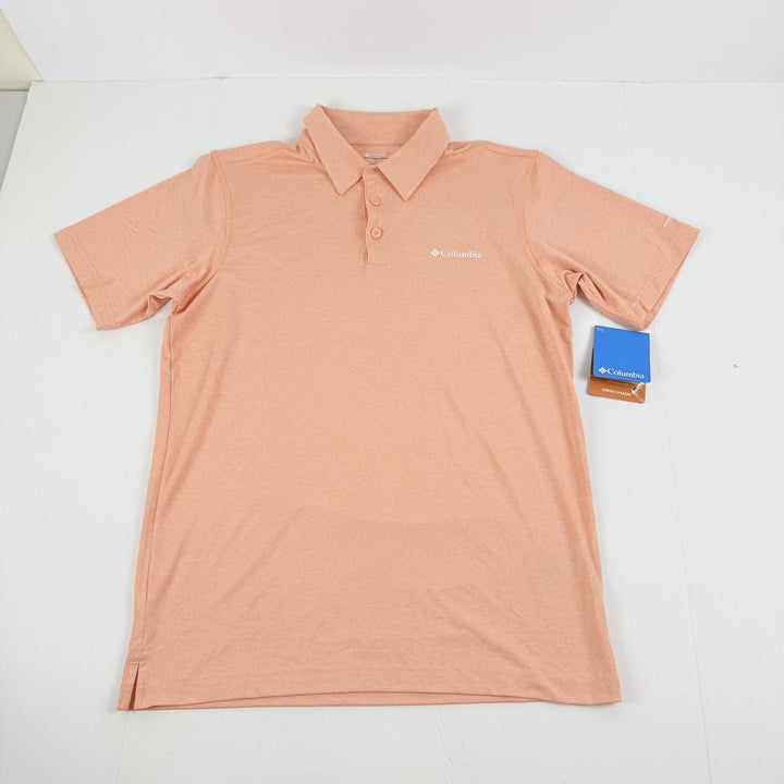 Translation missing: en.Columbia Men's Carter Short Sleeve Performance Crest Polo - Apricot Fizz-Small