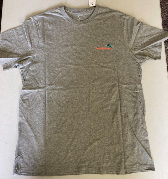 Translation missing: en.Tommy Bahama Men's Rise to the the Occasion T-Shirt in Grey Heather-Size Small