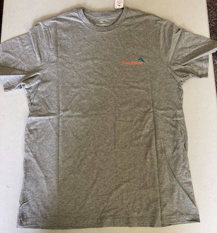 Translation missing: en.Tommy Bahama Men's Rise to the the Occasion T-Shirt in Grey Heather-Size Small
