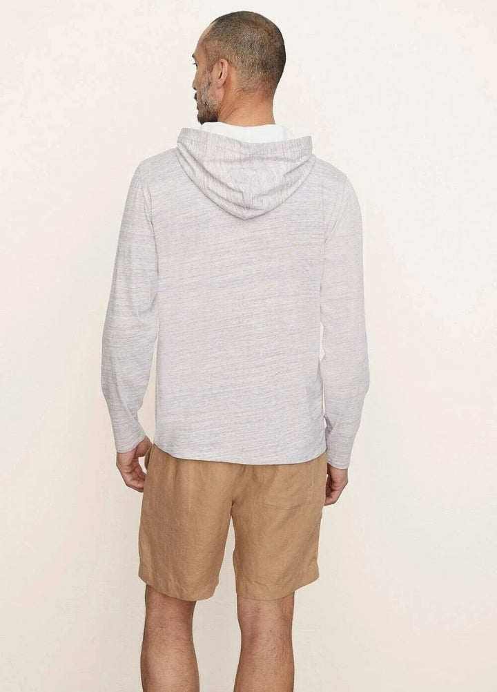 Translation missing: en.Vince Men's Space Dye Cotton Hoodie in Pale Purple-XL