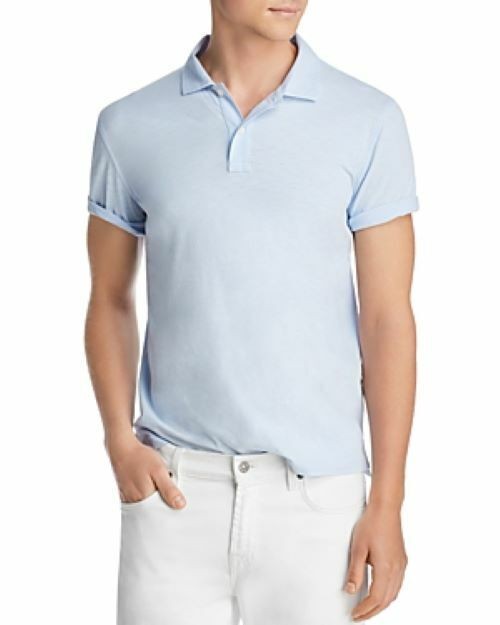 Translation missing: en.The Men's Store Premium Slub Jersey Enzyme Wash Classic Fit Polo Cool Blue-XL