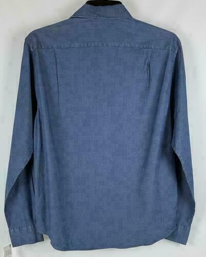 Translation missing: en.Tommy Hilfiger Men's Flex Reg Fit Washed Untucked Dress Shirt Blue-18-18.5 34/35