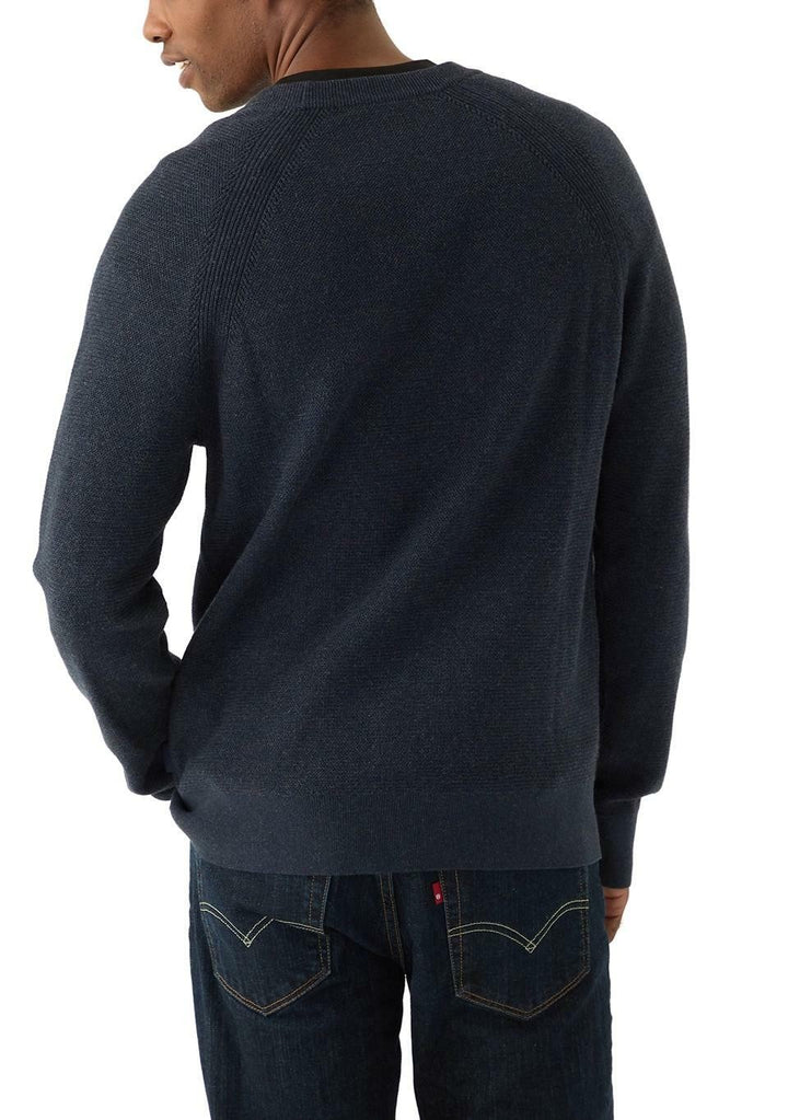 Translation missing: en.Michael Kors Mouline Sweater Midnight Blue Size 2XL Men's Modern-Fit Textured