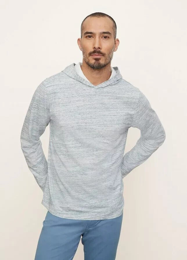 Translation missing: en.Vince Men's Space Dye Cotton Hoodie in Hydra multi-2XL