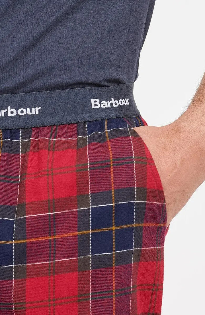 Translation missing: en.Barbour Men's Glenn Tartan Lounge Pants in Red Tartan-2XL