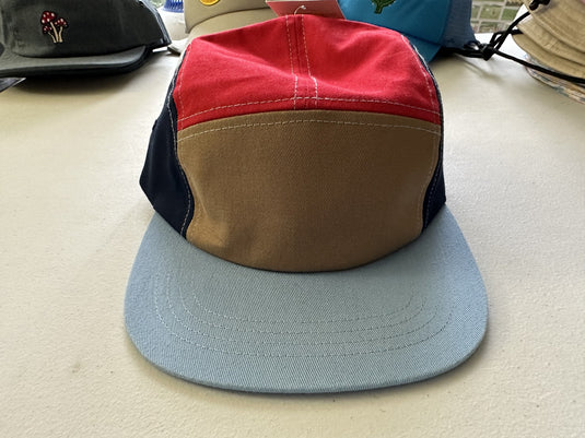 Translation missing: en.Sun + Stone Mens Colorblocked Panel Cap Red/blue Multi-O/S