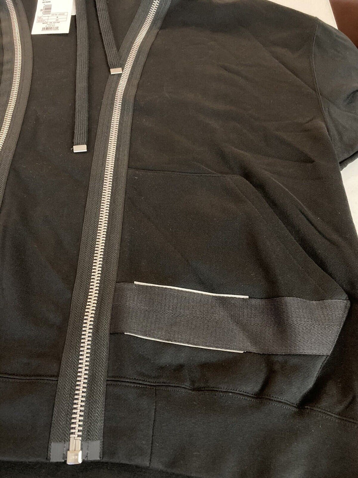 Translation missing: en.Zucca Men's 15 ZIPPED SWEATSHIRT Hoodie Relaxed Fit Black-Medium