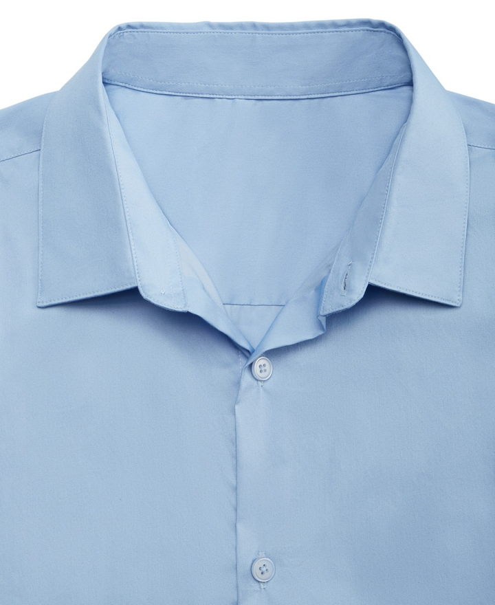 Translation missing: en.Mode of One Men's Sport Shirt Pale Indigo Button Down Stretch-Medium 15 33/34
