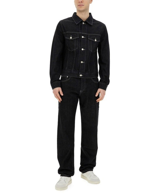 Translation missing: en.Helmut Lang Men's 98 Classic Cut Jean Black Rinse N09DM201 Jeans-30x34