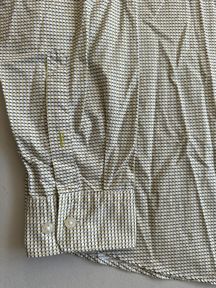 Translation missing: en.Hugo Boss Men's Lukas F Regular-Fit Shirt in Bright Green-Size 2XL