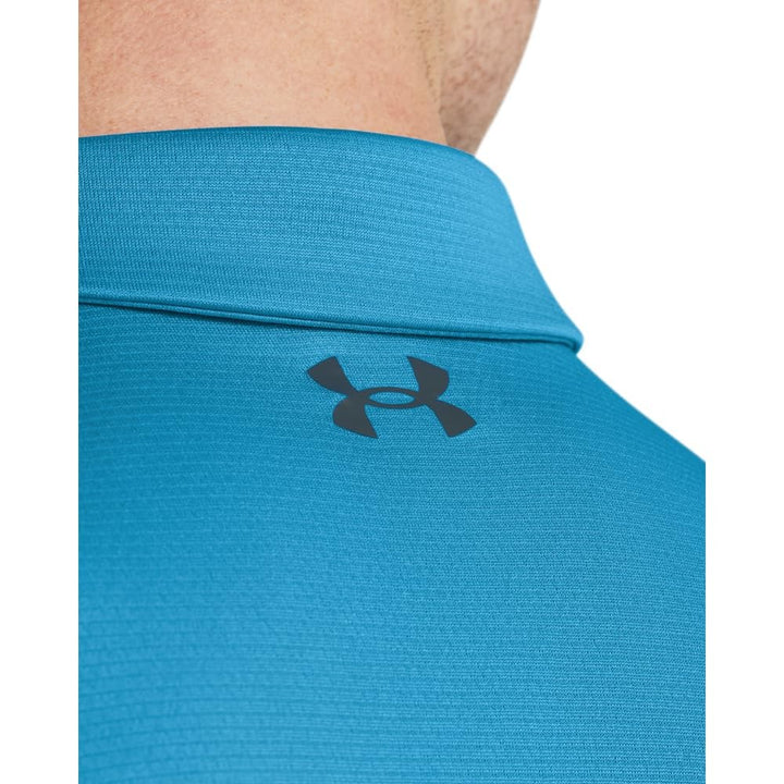 Translation missing: en.Under Armour Men's Tech Golf Polo, 421 Capri Pitch Gray, Size Small Loose Fit