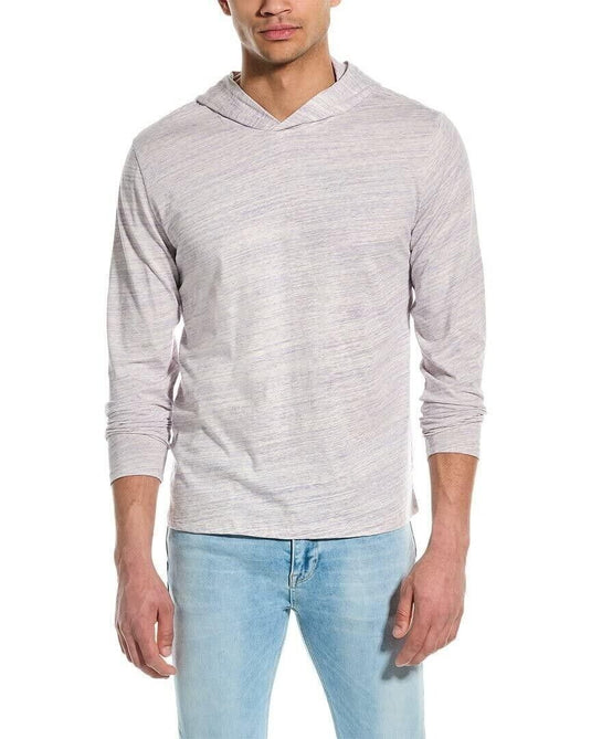 Translation missing: en.Vince Men's Space Dye Cotton Hoodie in Pale Purple-XL