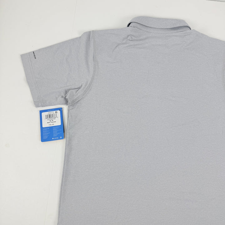 Translation missing: en.Columbia Men's Carter Short Sleeve Performance Crest Polo Grey-Small