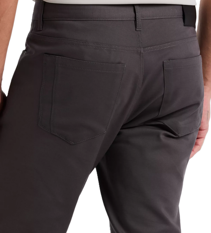 Translation missing: en.Perry Ellis Men's Double-Weave Slim-Fit 5-Pocket Pants Magnet Grey-32x32