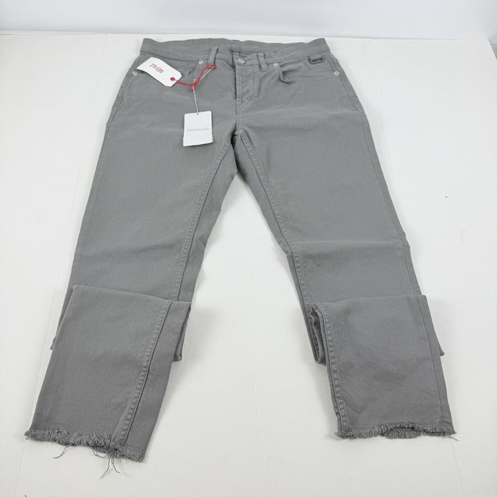 Translation missing: en.ZADIG &amp; VOLTAIRE Frayed Jeans Grey- Size 30/29