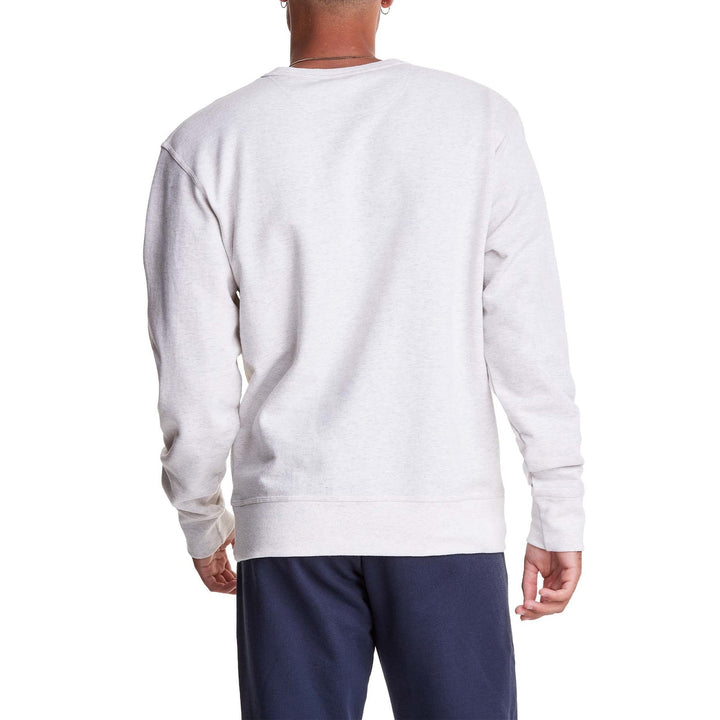 Translation missing: en.Champion Men's Powerblend Fleece Logo Sweatshirt - Oatmeal Heather-Small