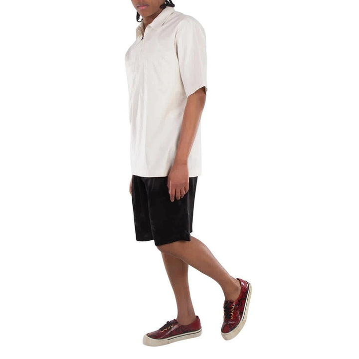 Translation missing: en.Burberry Men's Bradeston EKD Silk Shorts 8071701 10in Inseam Black-XL40-42W