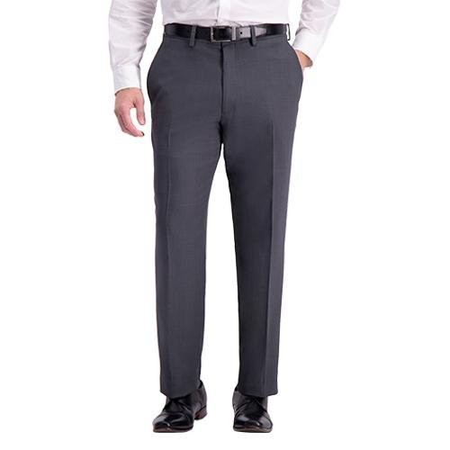 Translation missing: en.Haggar Men's Travel Performance Tailored Fit Suit Dress Pants Dk Grey Htr-34x30