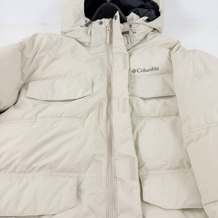 Translation missing: en.Columbia Mens Landroamer Hooded Puffer Parka Jacket Omni Heat Dark Stone-Size XL
