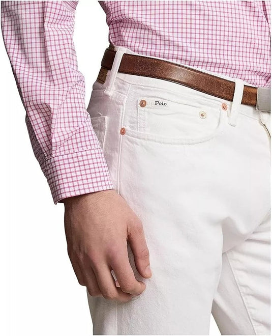 Translation missing: en.Polo Ralph Lauren Jeans Men's 40x32 Deckwash White Varick Slim Str Garment-Dyed