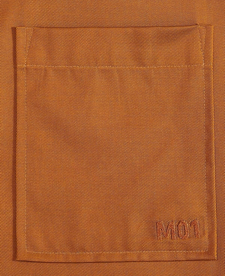 Translation missing: en.Mode of One Men's Relaxed-Fit Button-Down Shirt  Pecan Roast Brown-Large