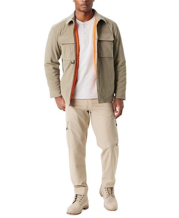 Translation missing: en.Bass Outdoor Shirt Jacket Men's Medium Overland Trek Green Relaxed Fit Corduroy