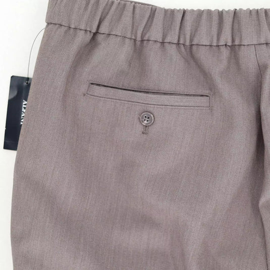 Translation missing: en.Alfani Men's Regular-Fit Stretch Pleated Joggers Bolgio Taupe Heather-Small