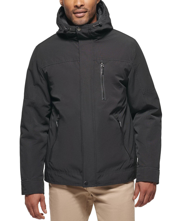 Translation missing: en.Club Room Men's 3-in-1 Hooded Jacket in Black-Size 2XL