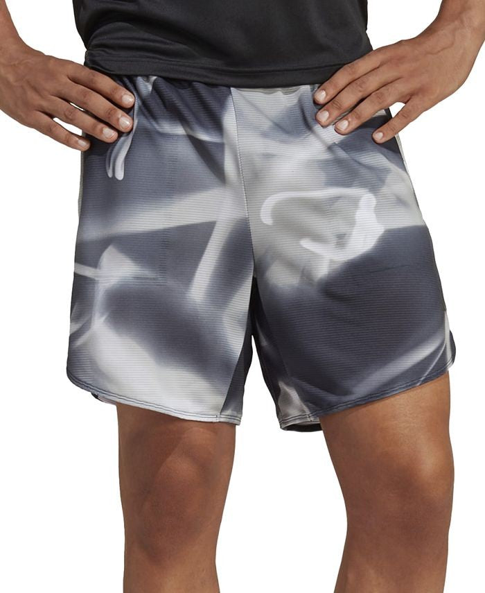 Translation missing: en.adidas Men's Drt Heat.rdy Printed Performance Training Shorts Greys IC2039-XL