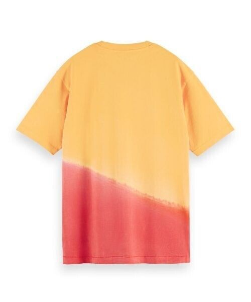 Translation missing: en.Scotch &amp; Soda Men's Tie Dye Organic Cotton T-Shirt in Orange-Size Large