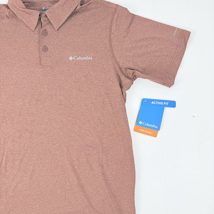 Translation missing: en.Columbia Men's Carter Short Sleeve Performance Crest Polo -Spice-Size Small
