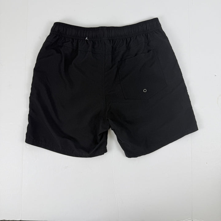 Translation missing: en.Cotton On Men's Kahuna Drawstring Shorts 5in Inseam Pockets Black-Small