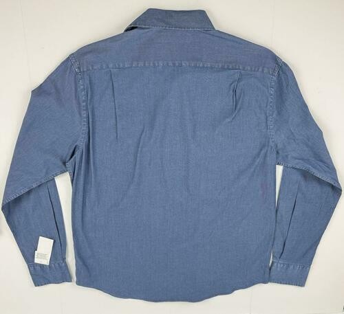 Translation missing: en.Tommy Hilfiger Men's Flex Reg Fit Washed Untucked Dress Shirt Blue-17-17.5 32/33