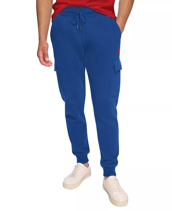 Translation missing: en.Starter Men's Classic-Fit Fleece Cargo Joggers - Royal-Small