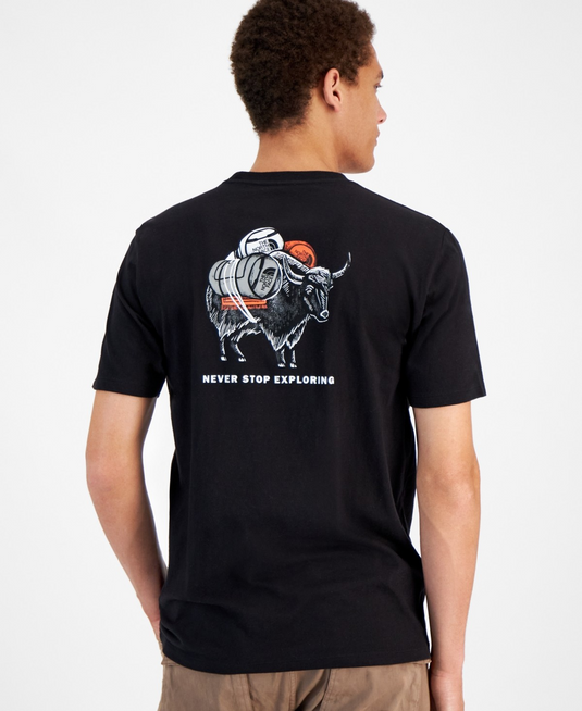 Translation missing: en.The North Face Men's Yak Standard-Fit Graphic T-Shirt - Tnf Black-Large