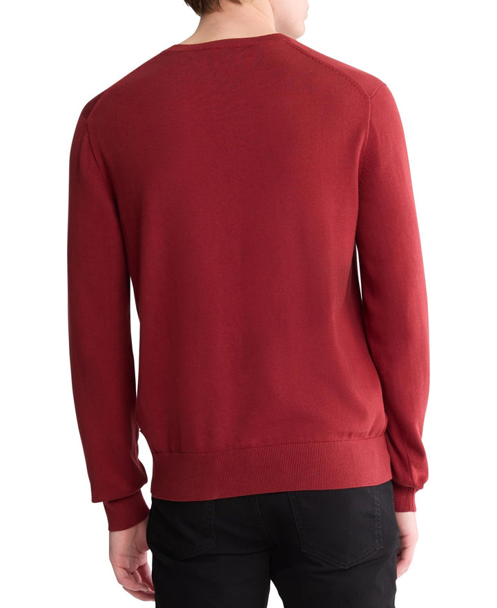 Translation missing: en.Calvin Klein Sweater Syrah Red Size 2XL Men's Premium Supima Cotton Crewneck