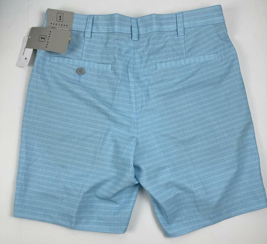 Translation missing: en.PGA TOUR Golf Shorts Blue Curacao Size 30 Inseam 8in Men Regular Fit UPF 50