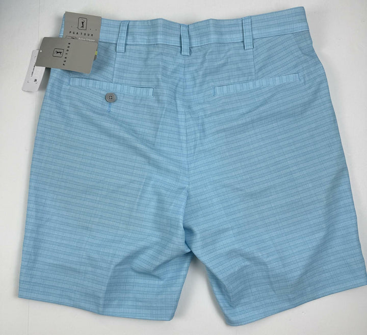 Translation missing: en.PGA TOUR Golf Shorts Blue Curacao Size 30 Inseam 8in Men Regular Fit UPF 50