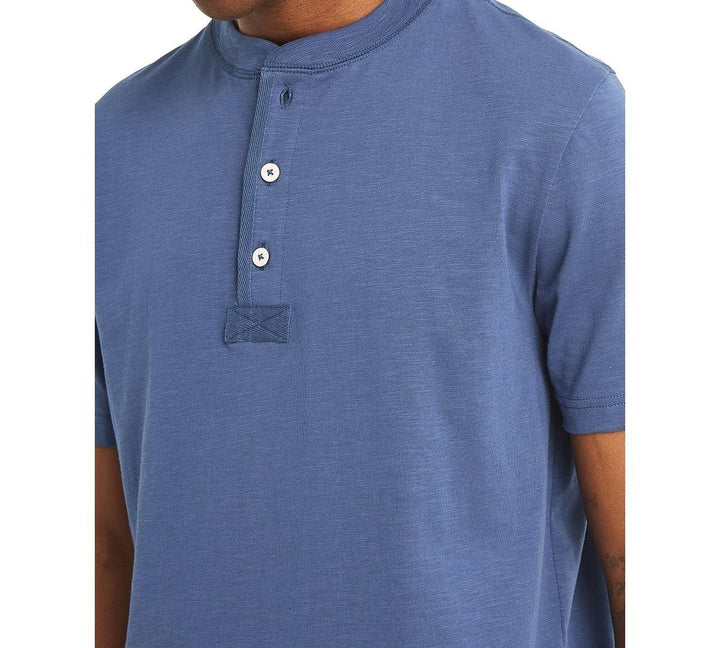 Translation missing: en.Nautica Men's Classic-Fit Solid Henley - Union Blue-Small