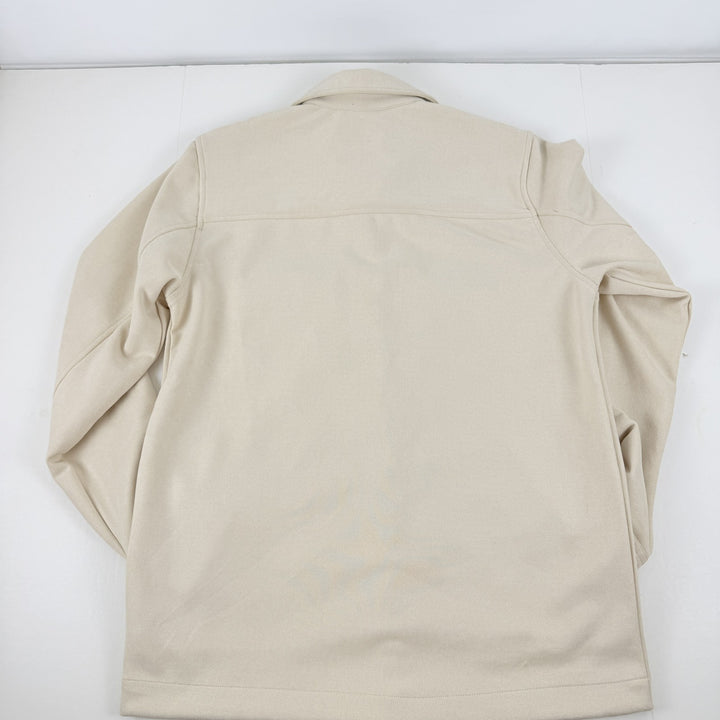 Translation missing: en.Essex Crossing Men's Shirt Jacket Size Medium Beige Overshit Stretch Pockets