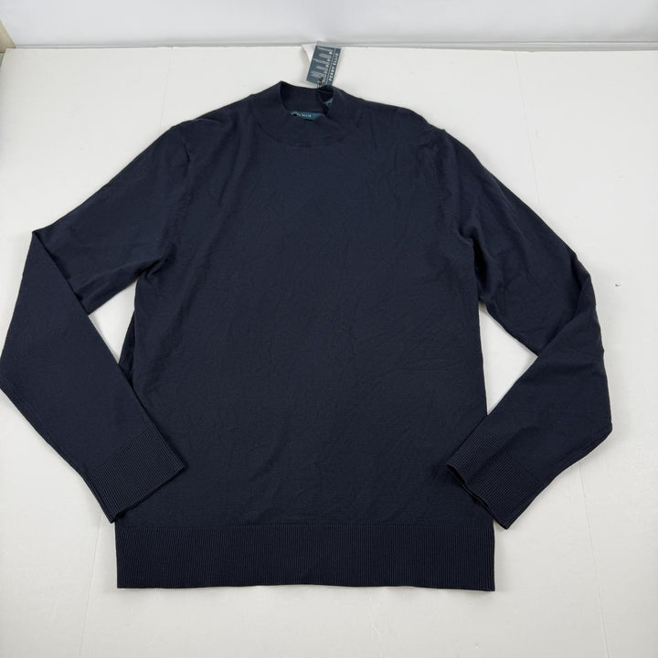 Translation missing: en.Perry Ellis Men's Long Sleeve Mock Neck Pullover Sweater Dark Sapphire-Medium
