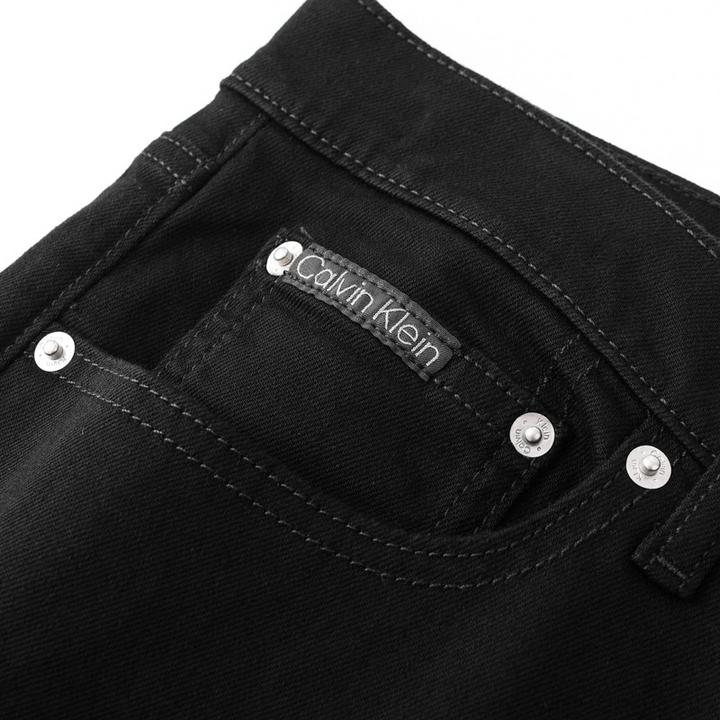 Translation missing: en.Calvin Klein Men's Standard Straight-Fit Stretch Jeans  Forever Black- 36x32