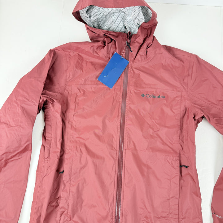 Translation missing: en.Columbia Men's EvaPOURation Omni Wick Rain Jacket Red Jasper_Size Small
