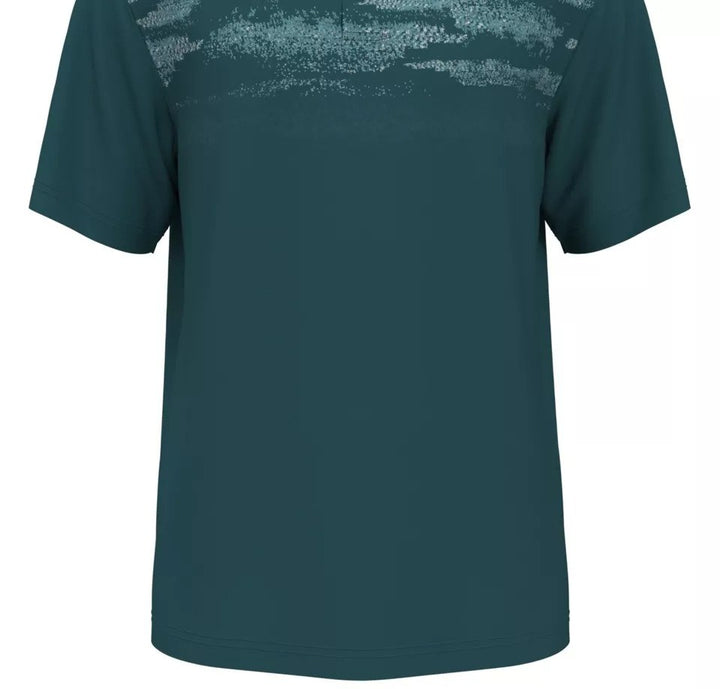 Translation missing: en.PGA Tour Men's Men's Athletic-Fit Terrain Texture Print Golf Polo Green Heron-XL